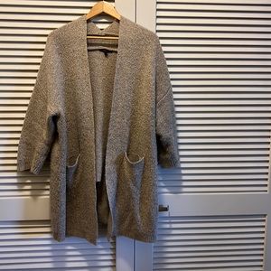 Tan cardigan sweater